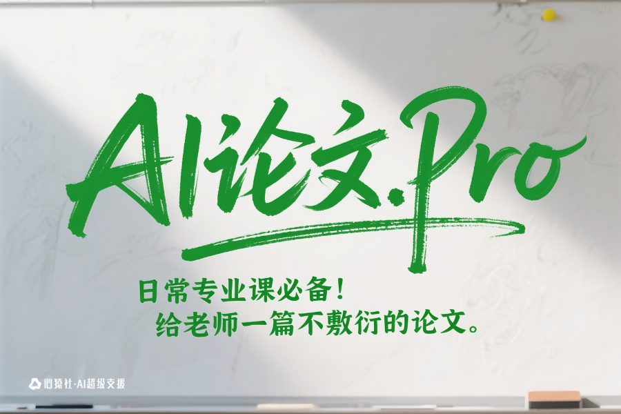 【AI论文.Pro】日常专业课必备！给老师一篇不敷衍的论文 | 心猿社
